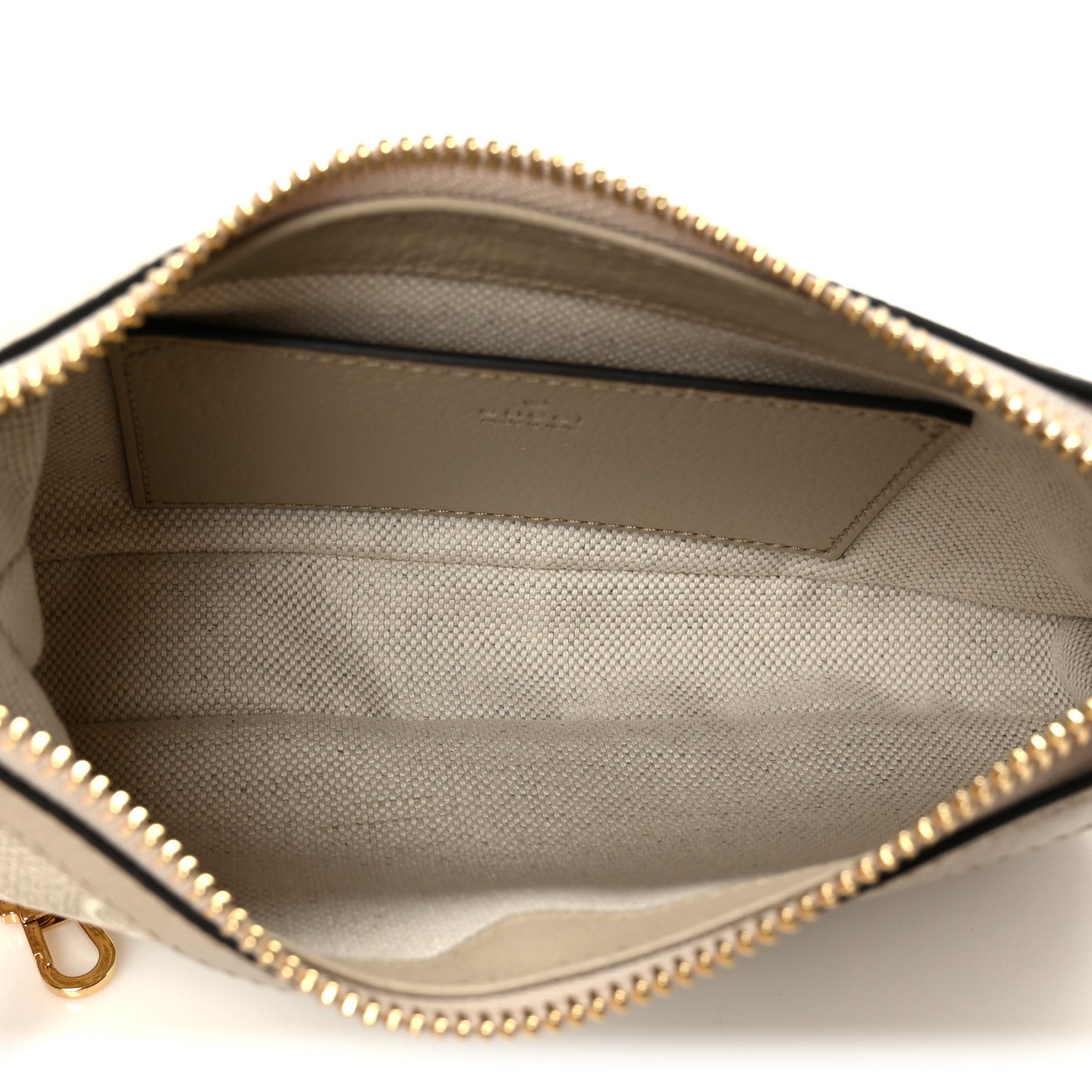 Gucci GG Supreme Monogram Textured Dollar Calfskin Web Mini Ophidia GG Handbag Beige Mystic White Oatmeal 5 of 11