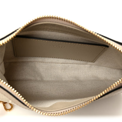 Gucci GG Supreme Monogram Textured Dollar Calfskin Web Mini Ophidia GG Handbag Beige Mystic White Oatmeal 5 of 11
