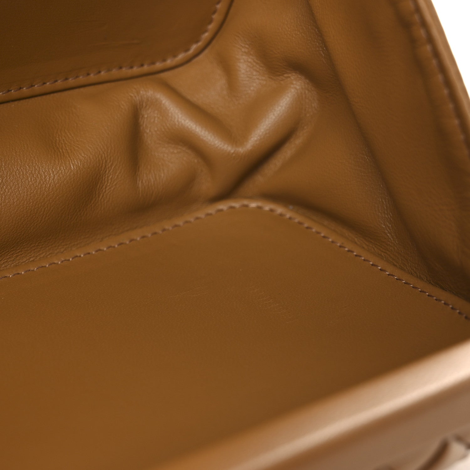 Bottega Veneta Calfskin Intrecciato Knot On Strap Camel 10 of 10