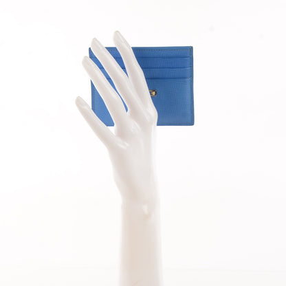 Fendi Vitello Elite Card Holder Blue 2 of 8