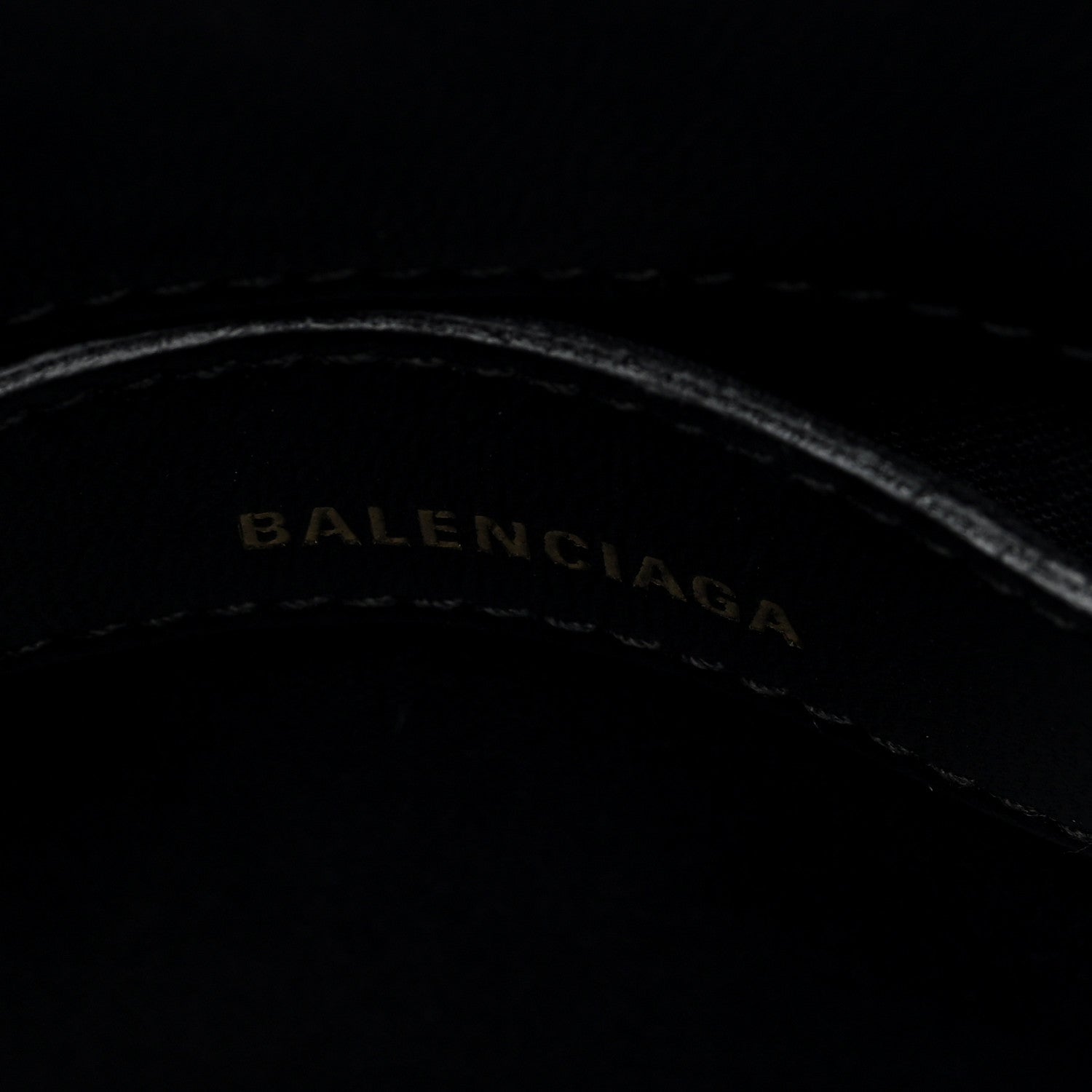 Balenciaga Metallic Calfskin Logo Crocodile Embossed XXS Ville Top Handle Bag Silver Black 6 of 9