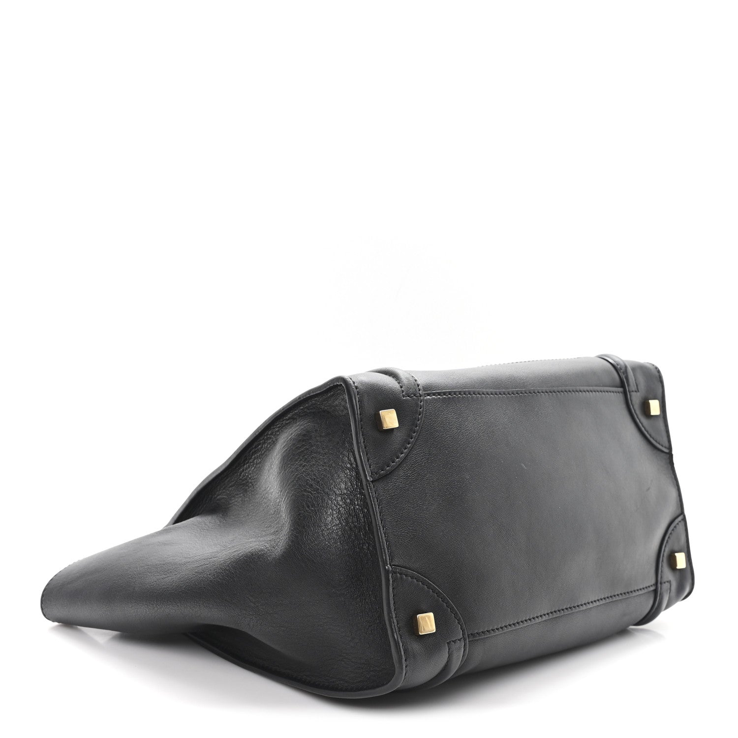 Celine Smooth Calfskin Mini Luggage Black 3 of 9