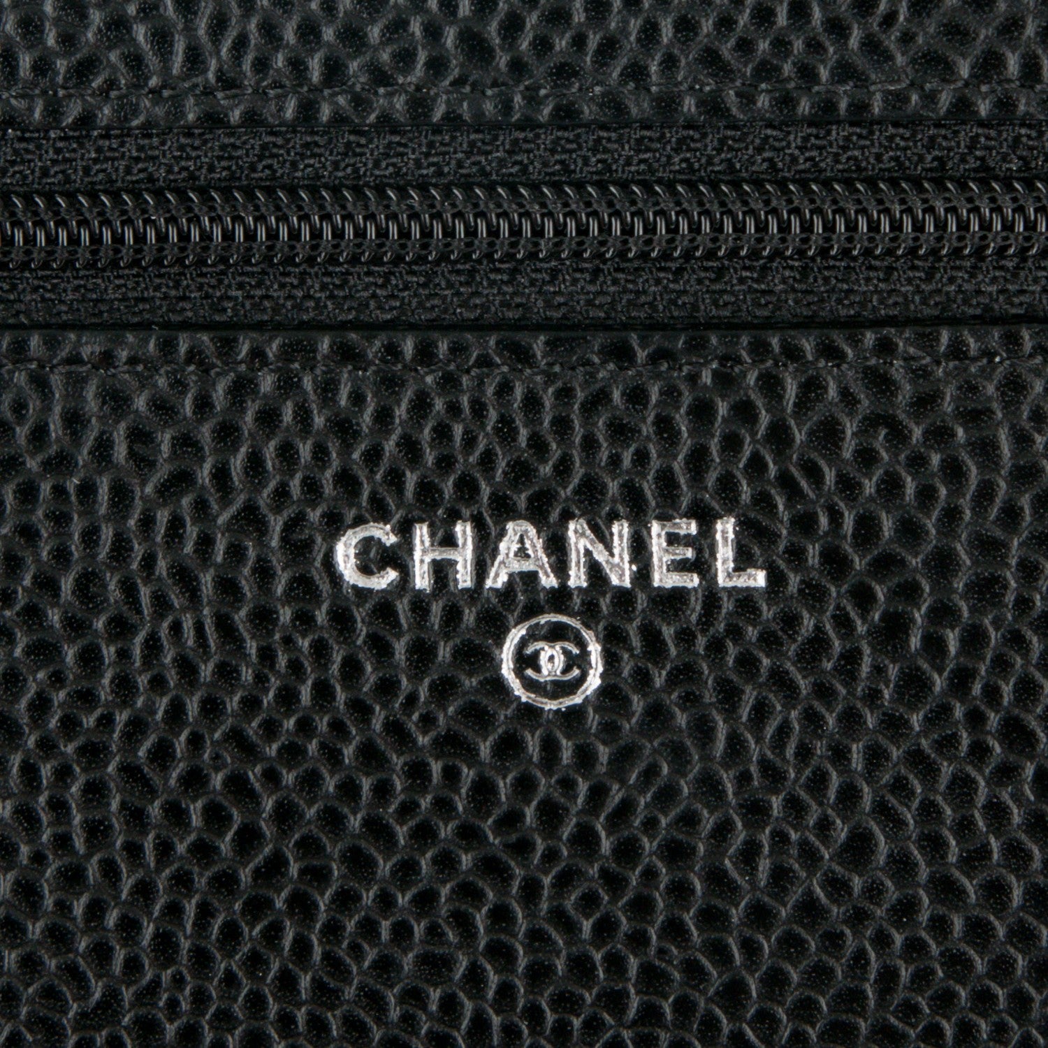 Chanel Caviar Quilted Wallet On Chain WOC Black 6 of 8