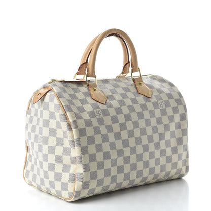Louis Vuitton Damier Azur Speedy 30 3 of 10
