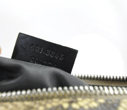 Gucci Python Bamboo Handle Shoulder Bag 9 of 9
