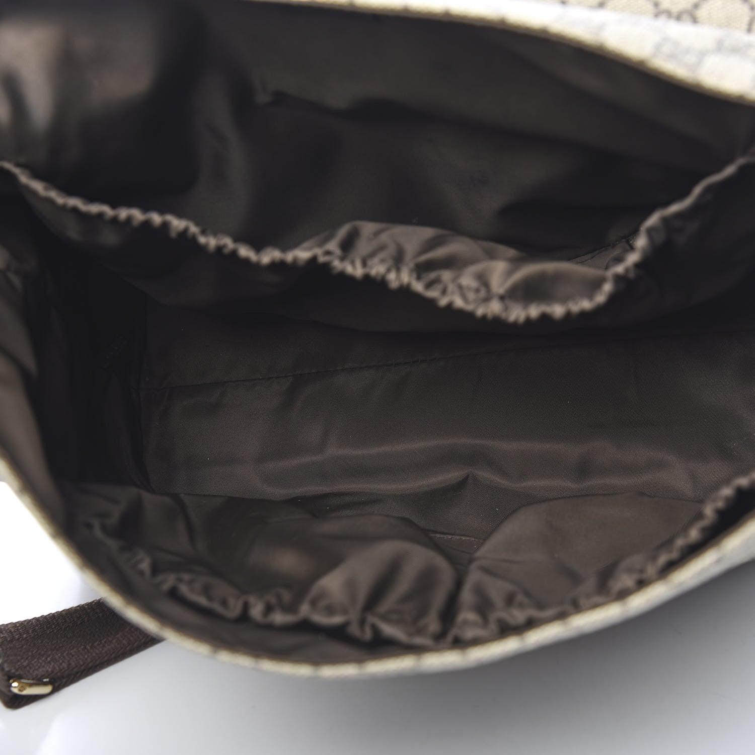 Gucci GG Plus Monogram Messenger Diaper Bag Dark Brown 4 of 12