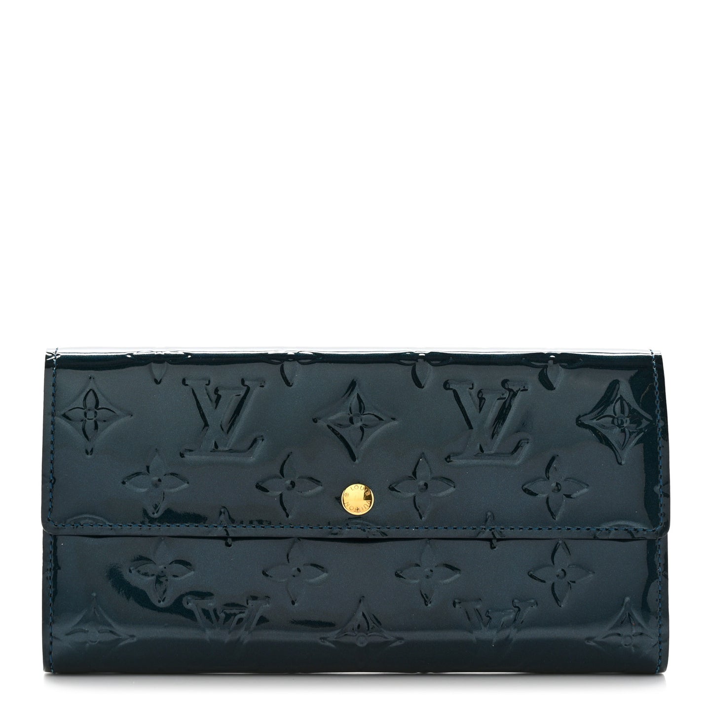 Vernis Sarah Wallet Blue Nuit