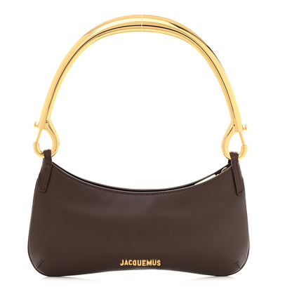 Jacquemus Smooth Calfskin Le Bisou Mousqueton Dark Brown 1 of 9