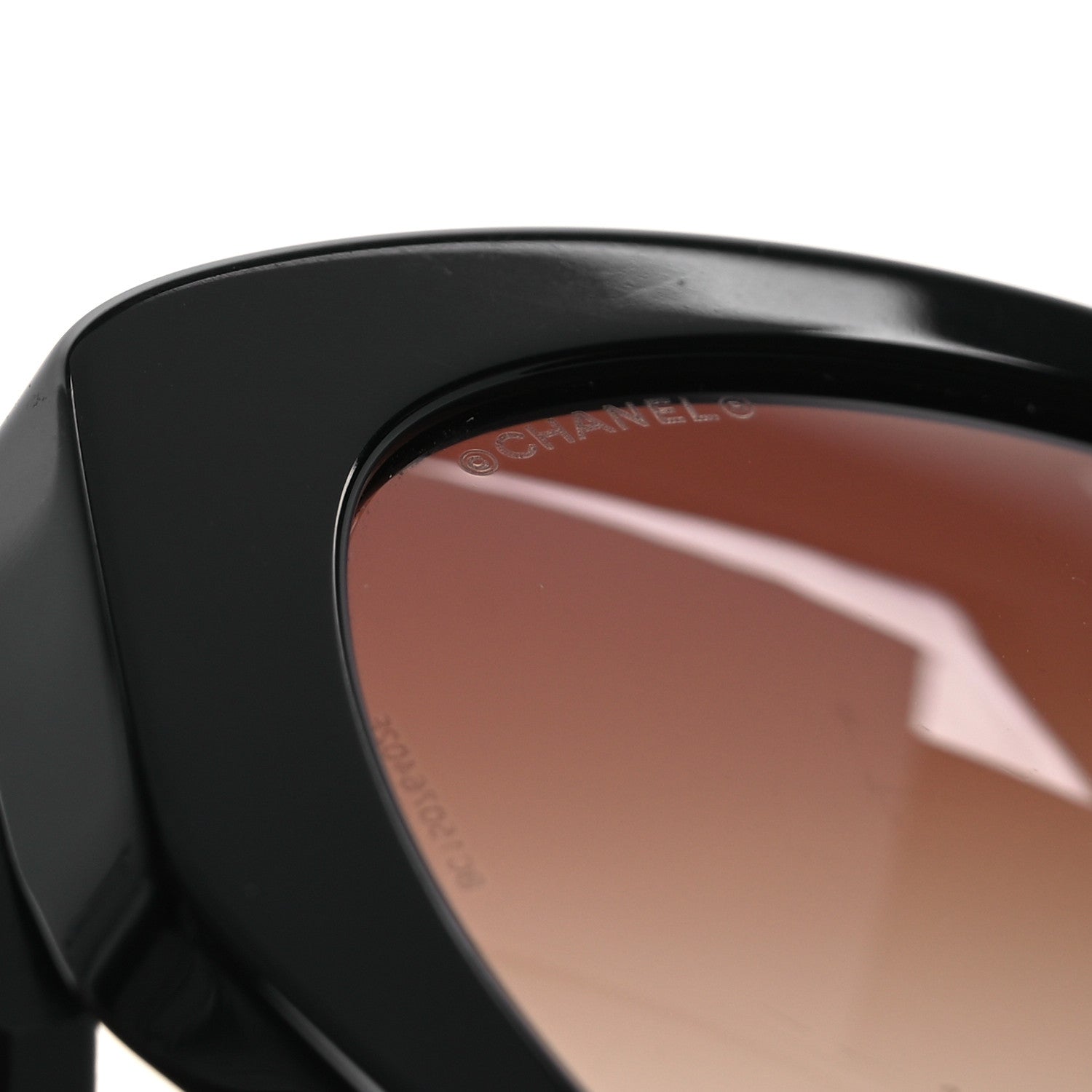 Chanel Acetate Butterfly Large CC Sunglasses 5492-A Black 7 of 9