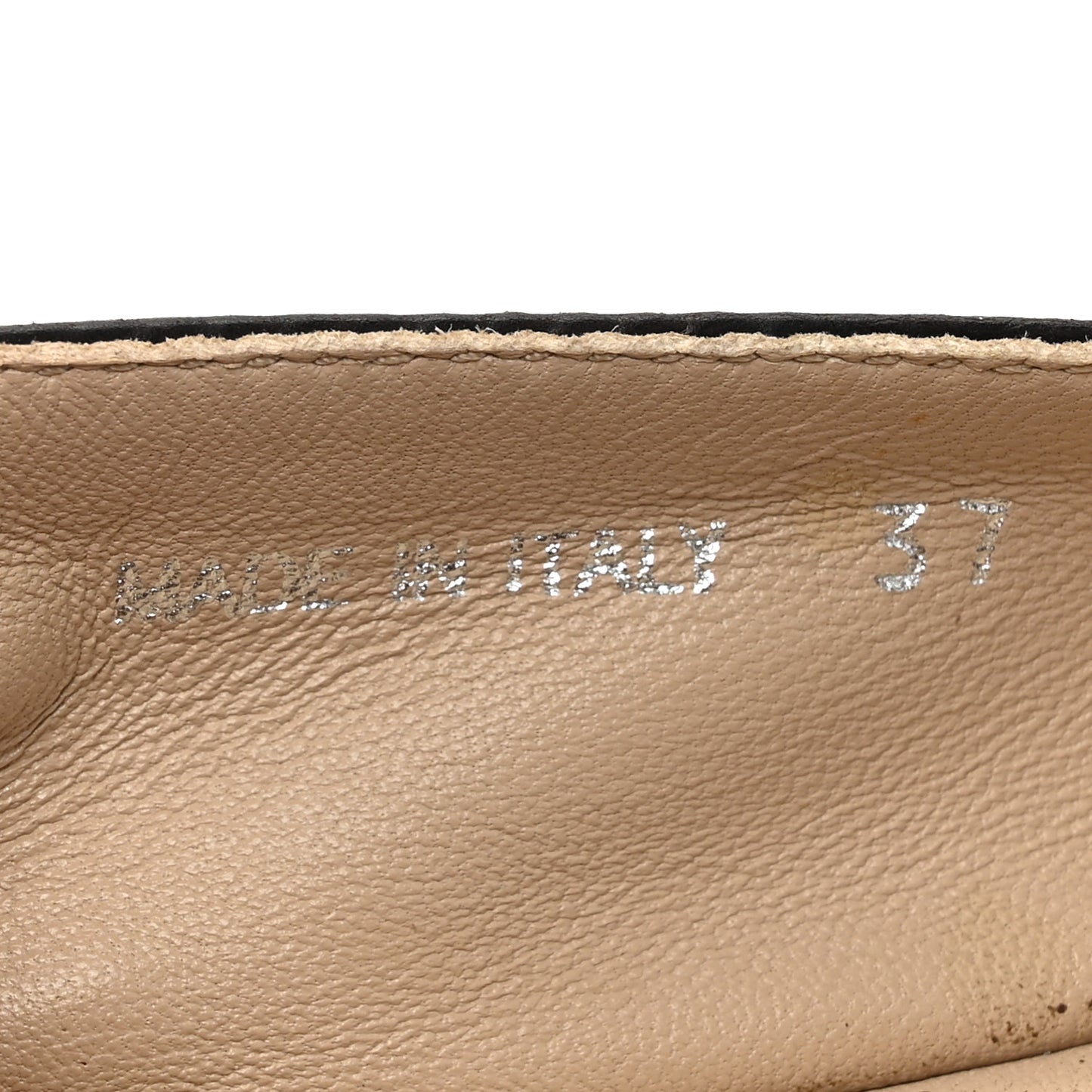 Nappa Logo Cap Toe 20mm Espadrilles 37 Black