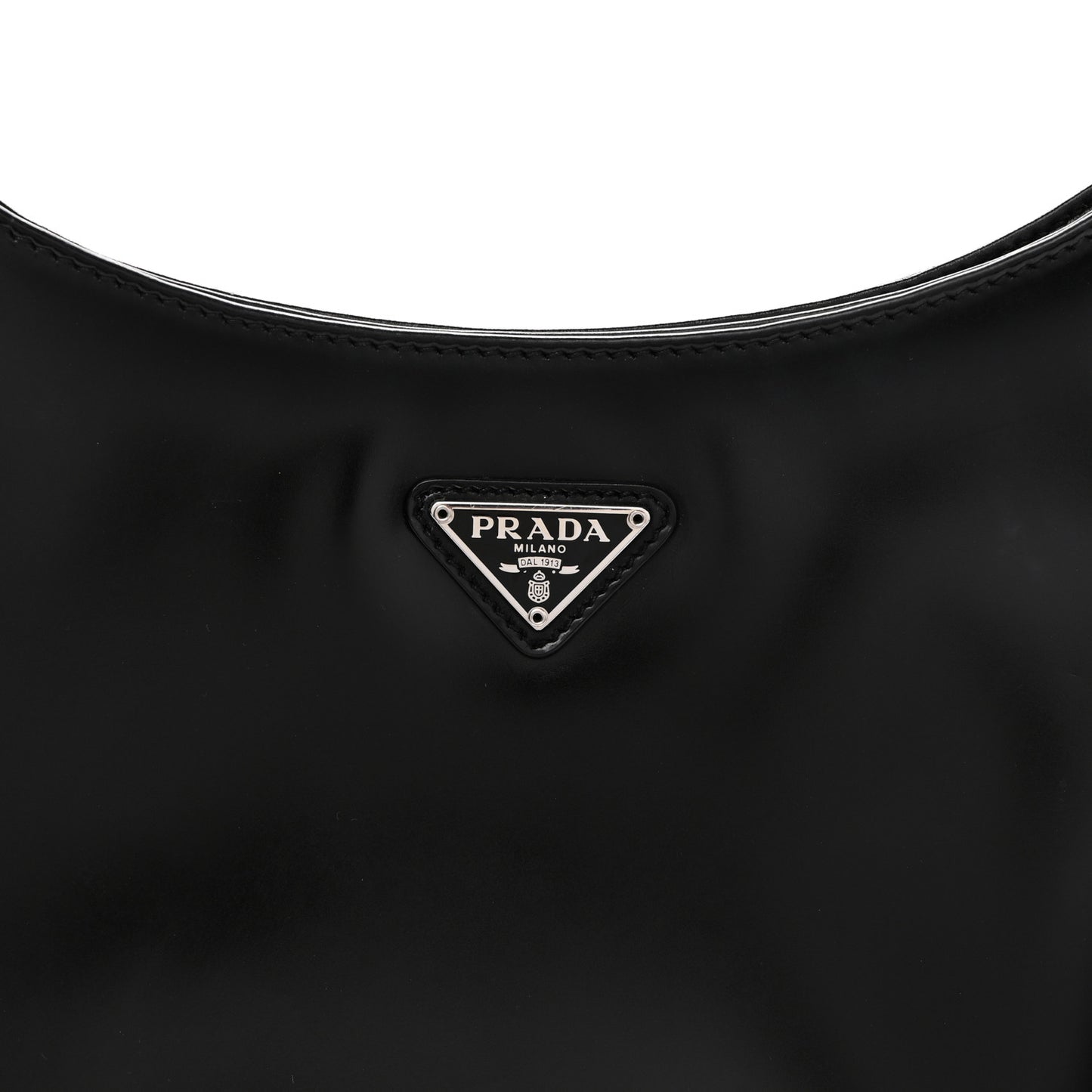 Spazzolato Cleo Shoulder Bag Black