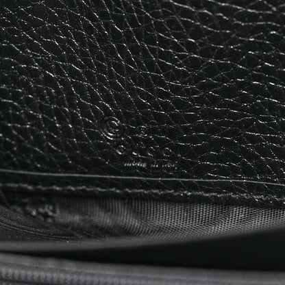Gucci Calfskin Soho Zip Around Wallet Black 6 of 8