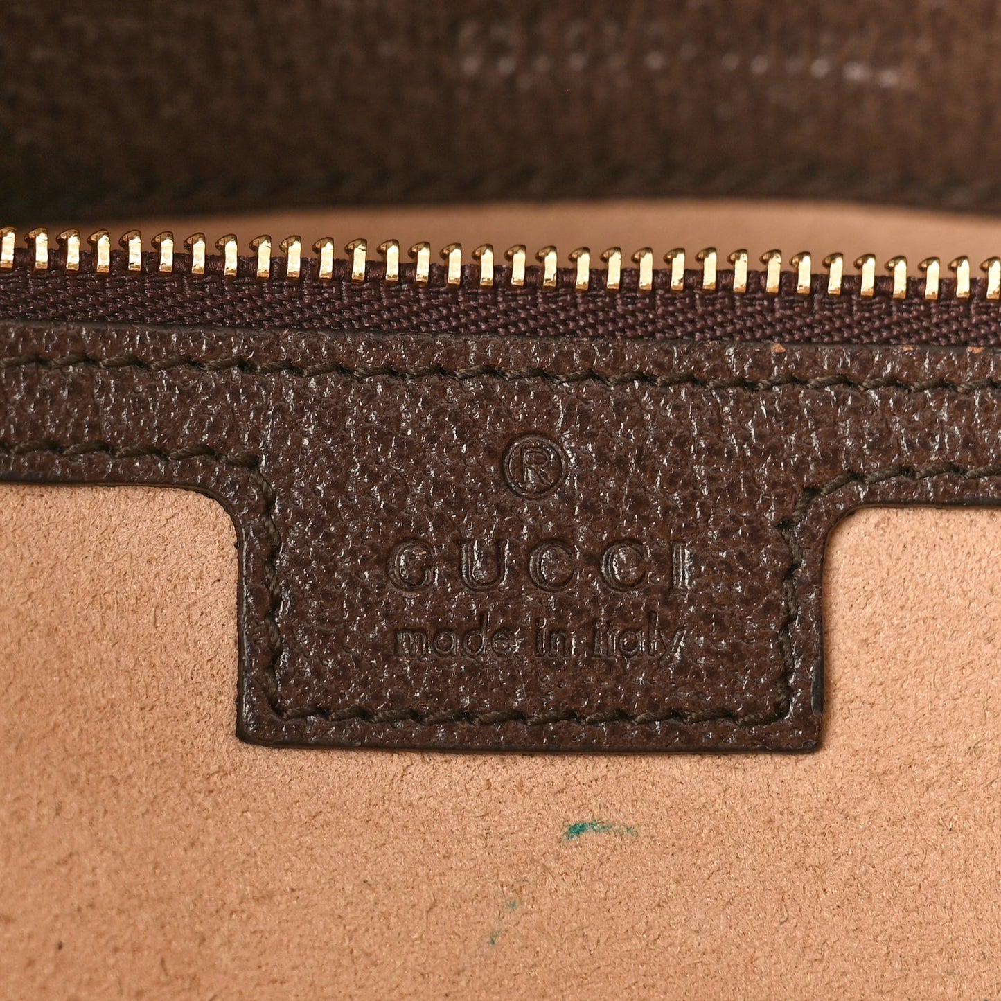 GG Supreme Monogram Medium Ophidia Shopping Tote Brown