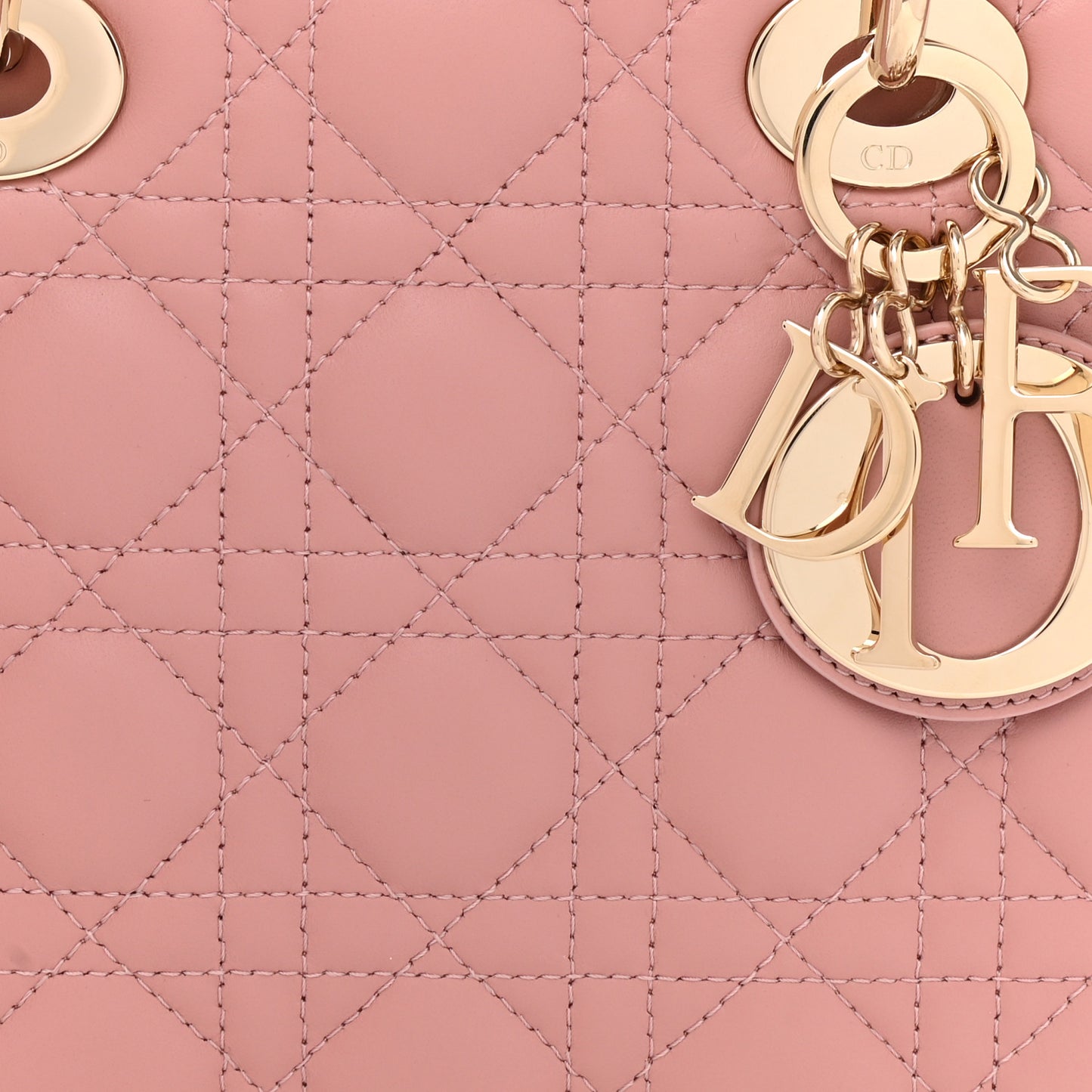 Lambskin Cannage Small My ABC Dior Lady Dior Blush