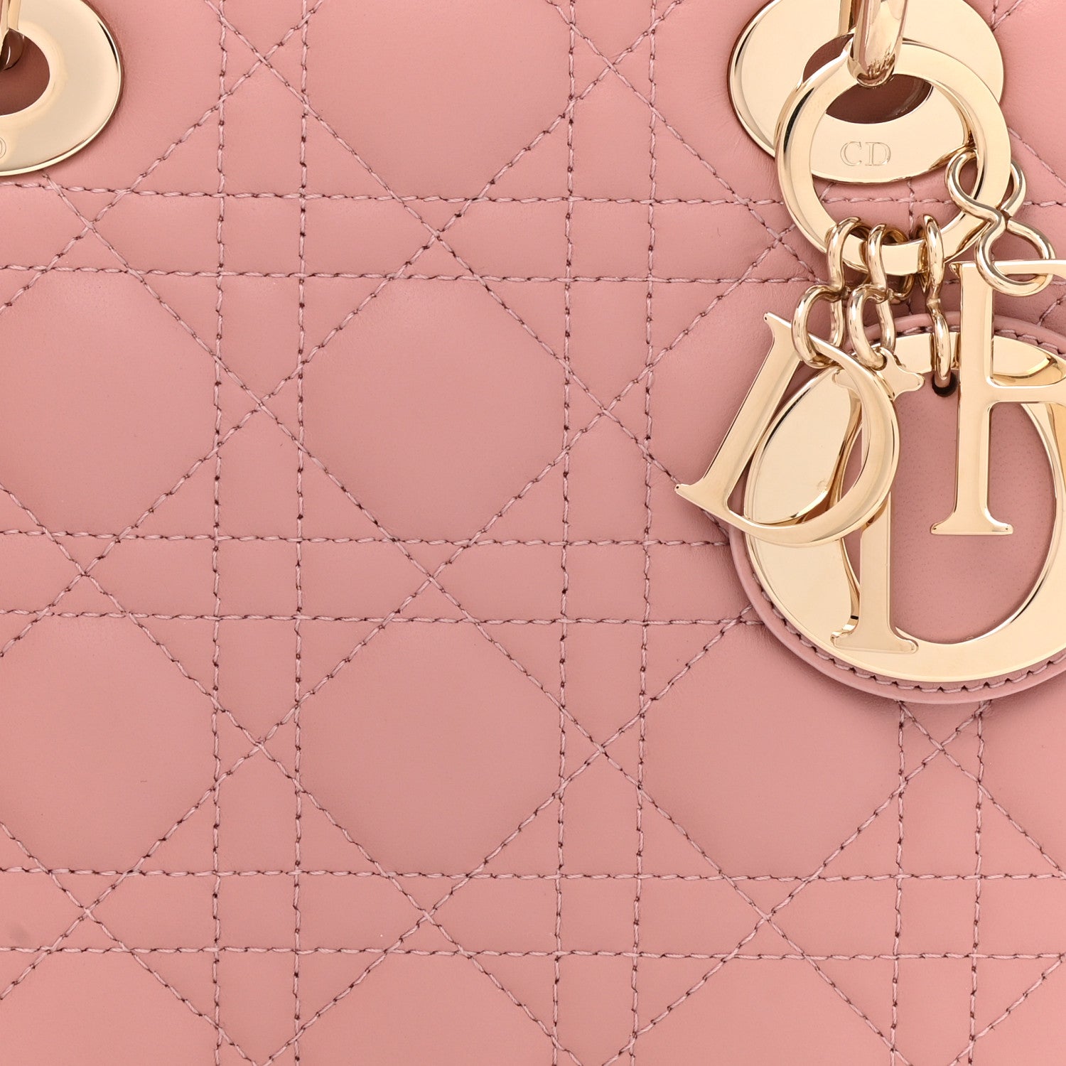 Christian Dior Lambskin Cannage Small My ABC Dior Lady Dior Blush 8 of 9