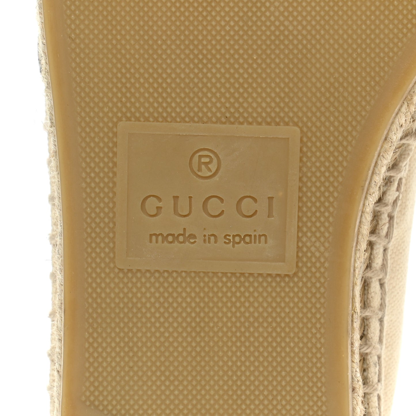 Canvas Logo Espadrilles 35 Greggio White