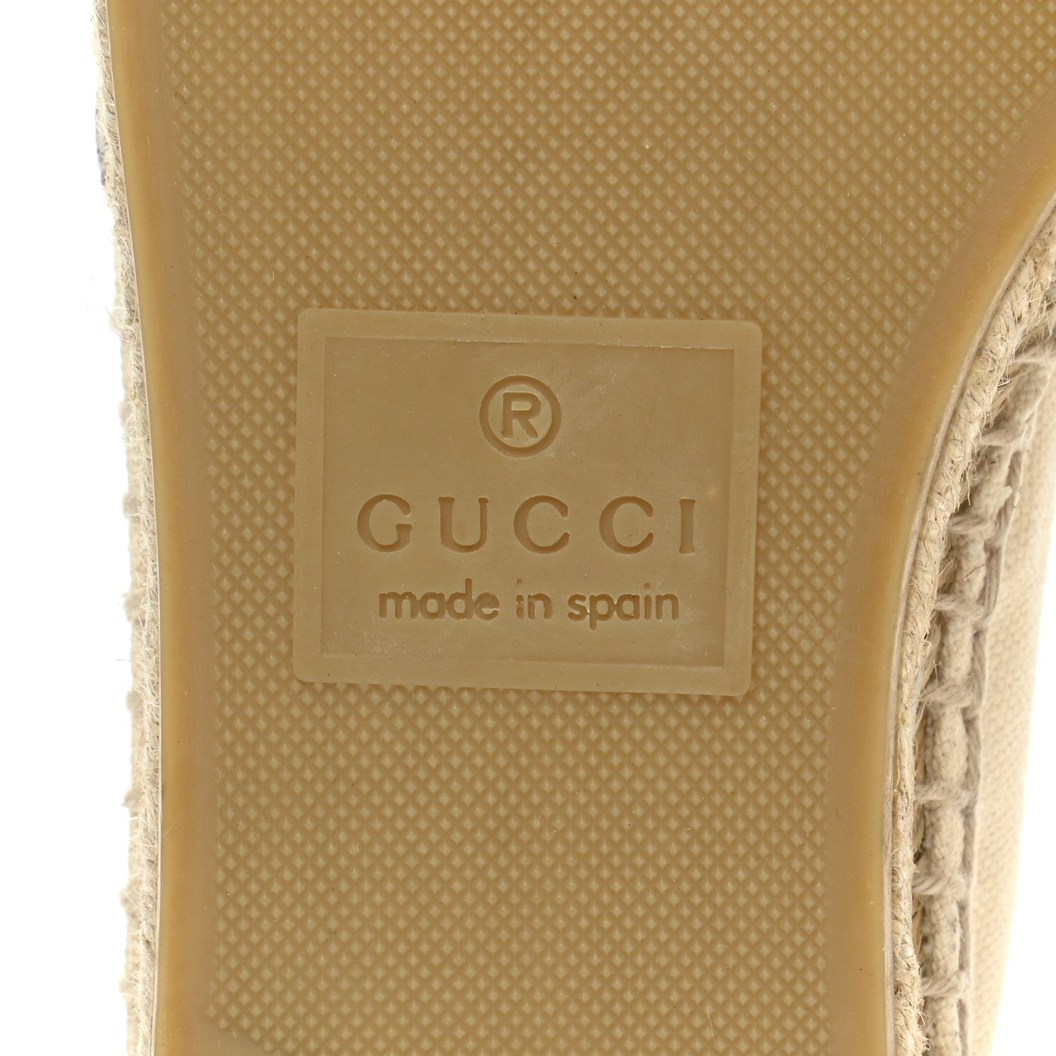 Gucci Canvas Logo Espadrilles 35 Greggio White 6 of 15