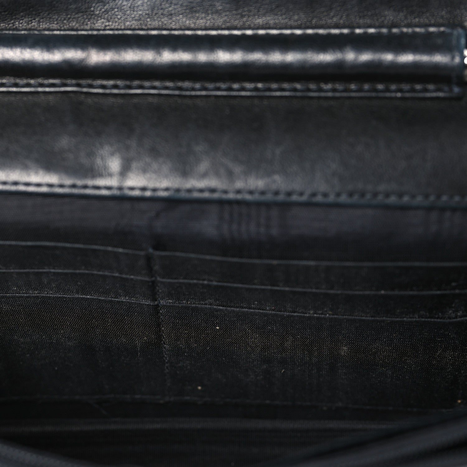 Chanel Caviar Timeless CC Wallet on Chain WOC Black 12 of 13