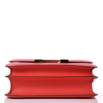 Hermes Epsom Constance 24 Rouge Tomate 6 of 20