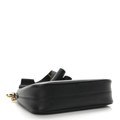 Prada Saffiano Lux Re-Edition 2005 Shoulder Bag Black 4 of 10