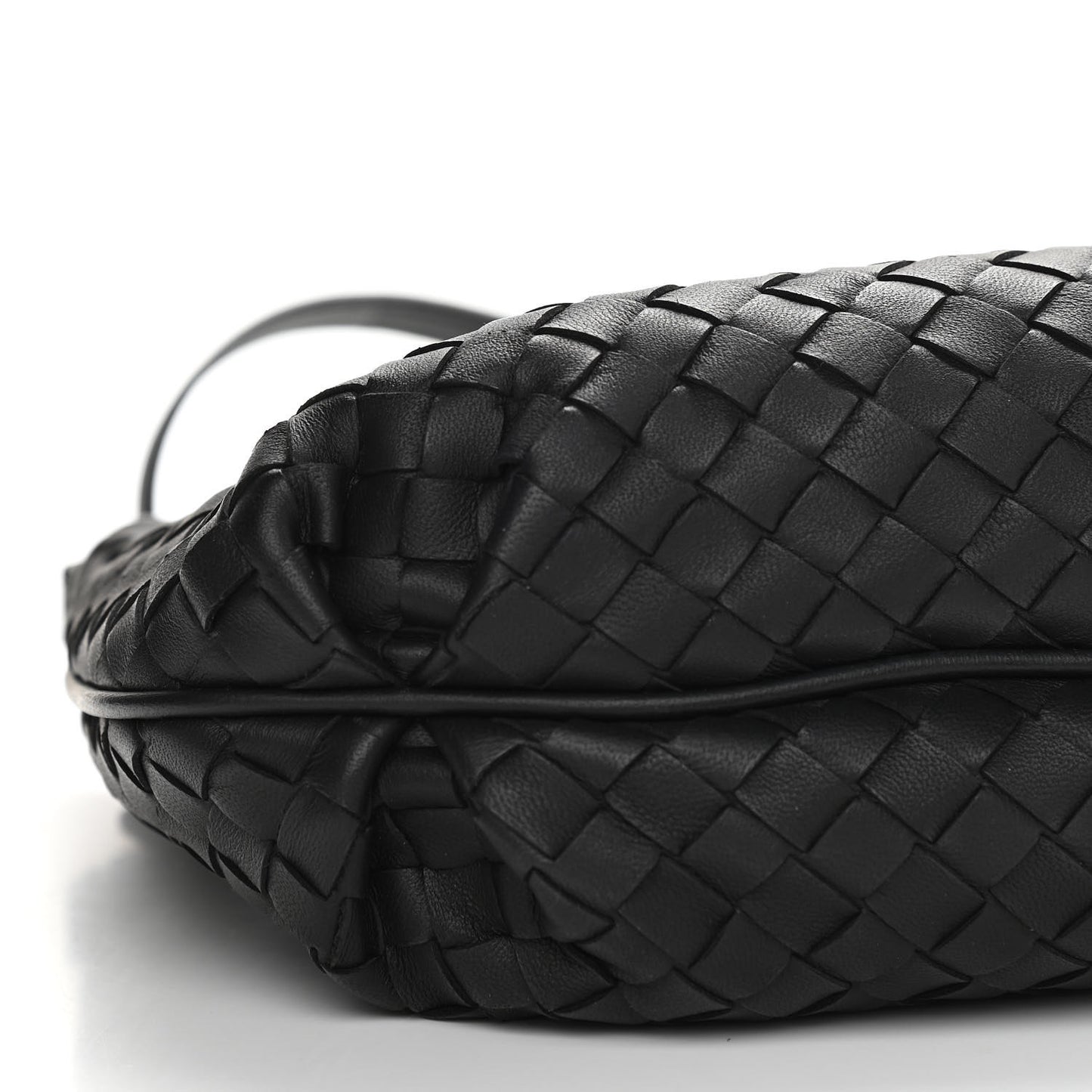Nappa Intrecciato Crossbody Black