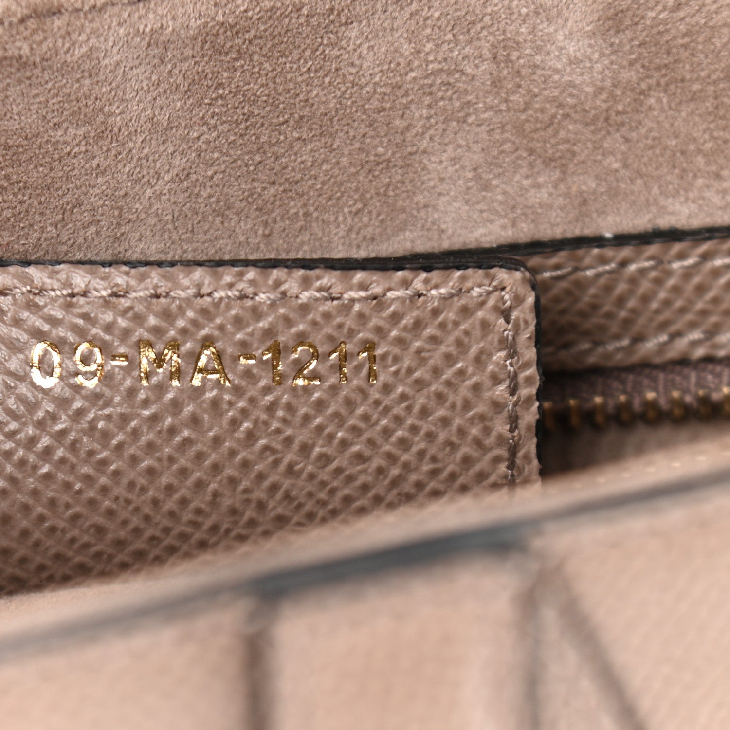 Christian Dior Grained Calfskin Saddle Bag Warm Taupe 7 of 11