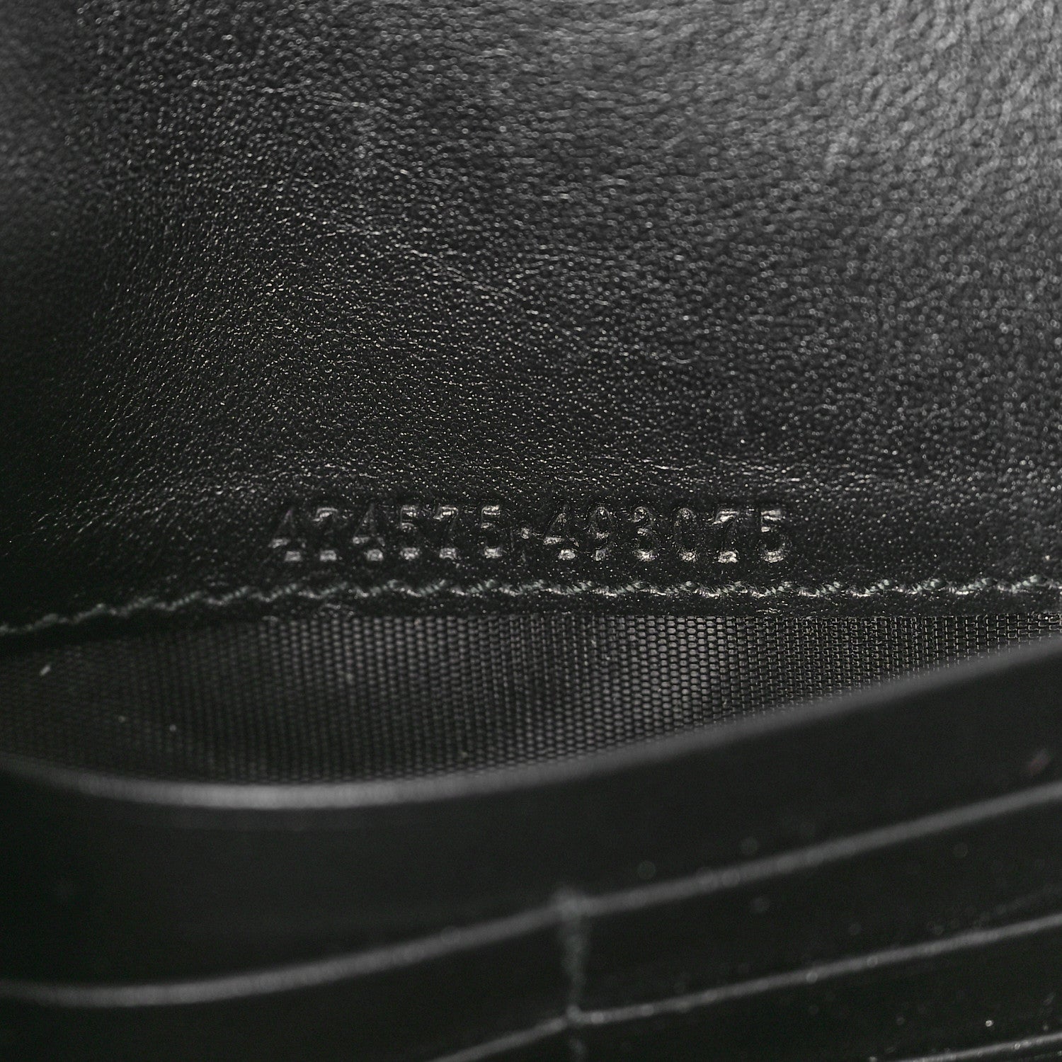 Gucci Calfskin Matelasse GG Marmont Chain Wallet Black 7 of 10