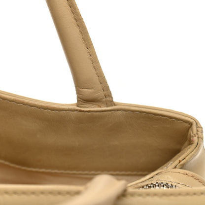 Chanel Lambskin Quilted CC Tote Beige 20 of 24