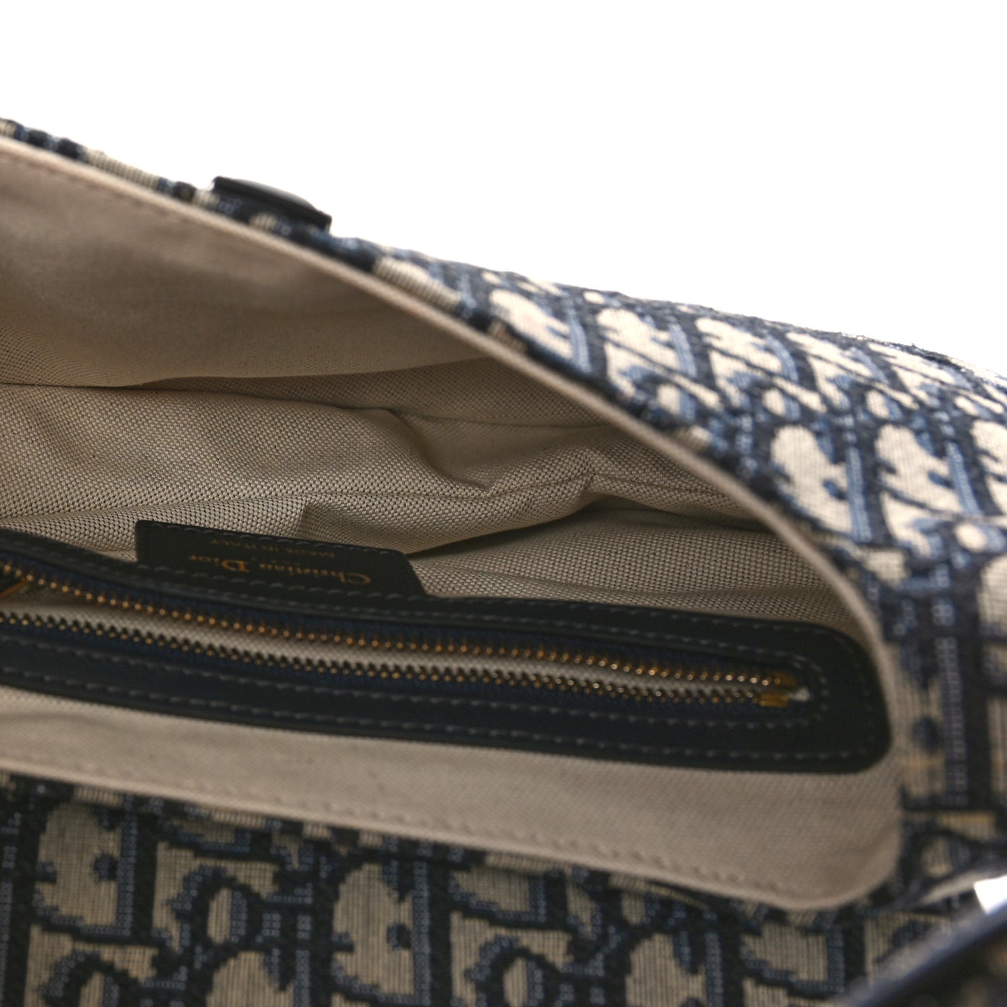 Oblique Saddle Bag Blue