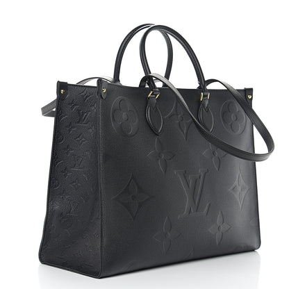 Louis Vuitton Empreinte Monogram Giant Onthego GM Black 2 of 9