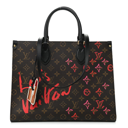 Louis Vuitton Monogram Fall In Love Onthego MM 1 of 9