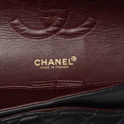 Chanel Lambskin Quilted Medium Double Flap Black 6 of 14