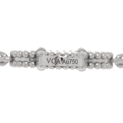Van Cleef & Arpels 18K White Gold Mother of Pearl 10 Motifs Vintage Alhambra Necklace 5 of 6