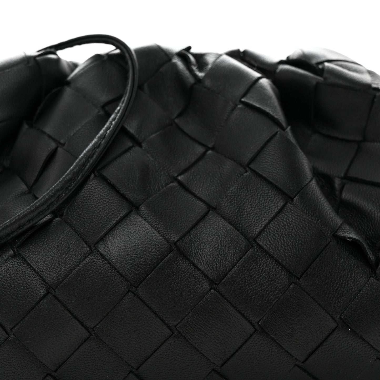 Nappa Intrecciato The Mini Pouch Black