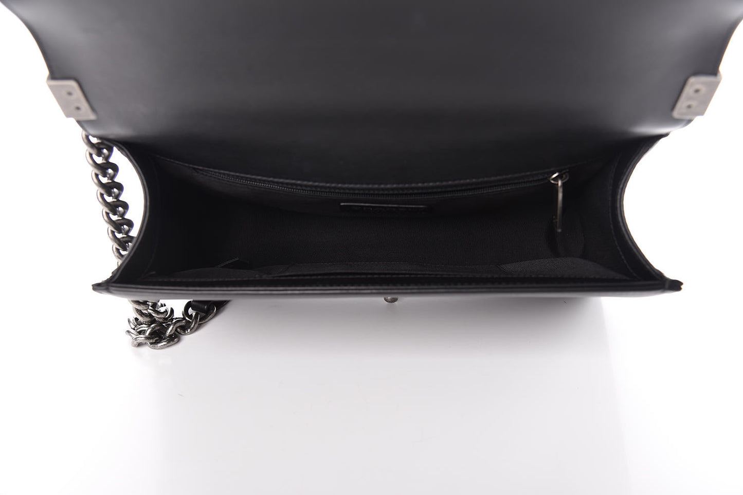 Calfskin Quilted New Medium Boy Flap Black