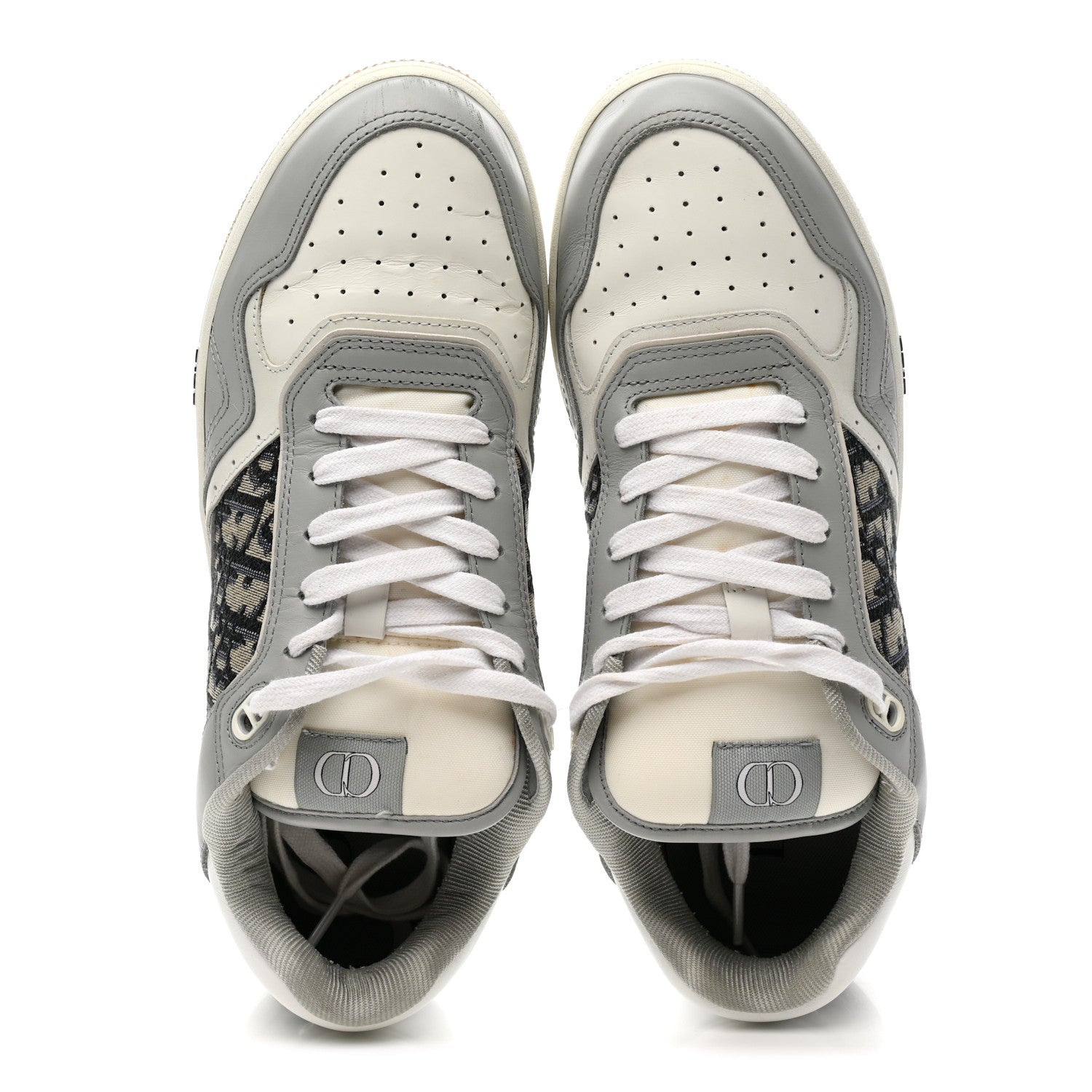 Christian Dior Smooth Calfskin Jacquard Oblique Mens B27 Low Top