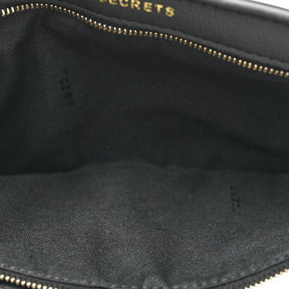 Fendi Vitello Grace Matte 3 Pocket Belt Pouch Black 5 of 8