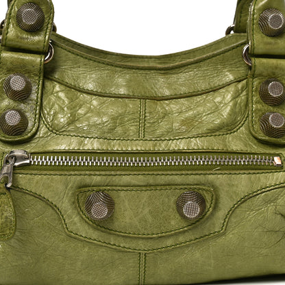 Balenciaga Agneau Giant 21 Silver Hardware Part Time Olive 9 of 12