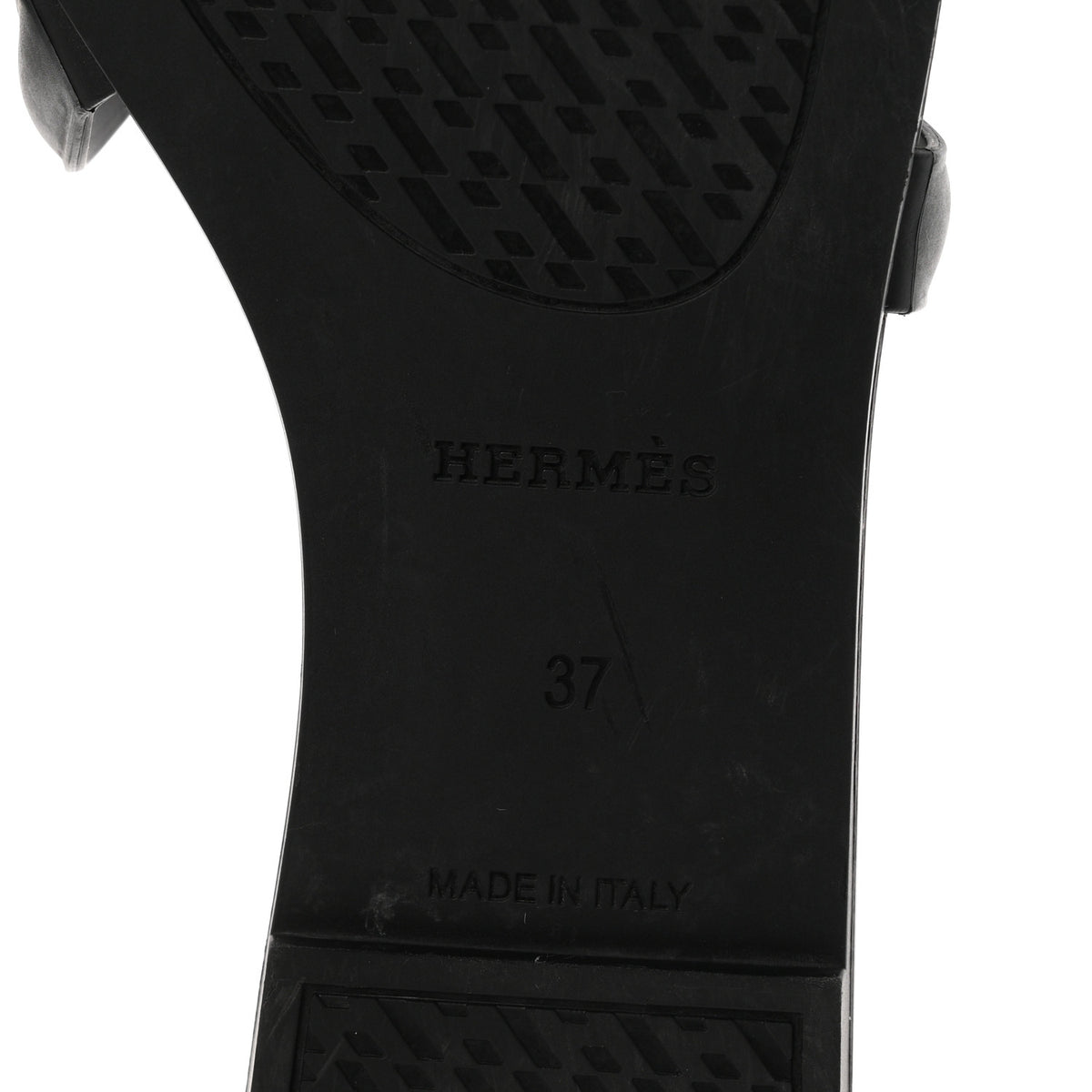 Rubber Aloha Sandals 37 Black