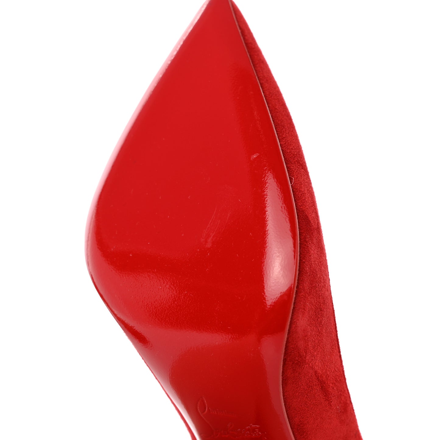 Veau Velours Pigalle Follies 100 Pumps 36 Rougissime
