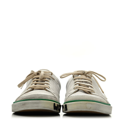 Balenciaga Calfskin Distressed Mens Match Tennis Sneakers 44 White 2 of 4