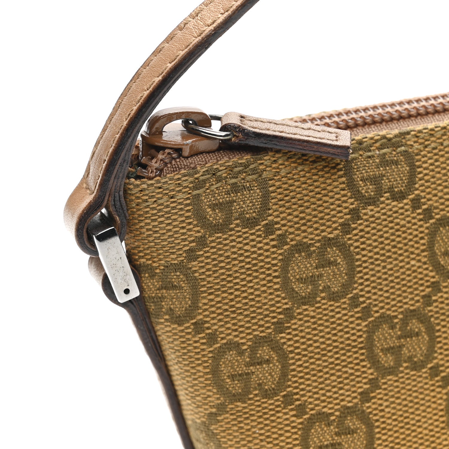 Gucci Monogram Boat Pochette Yellow 12 of 15