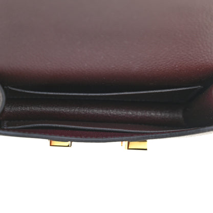 Hermes Evercolor Constance Slim Wallet Rouge Sellier 6 of 8