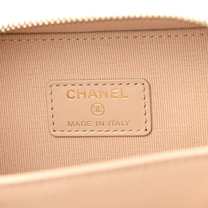 Chanel Caviar Quilted Twist Your Buttons Clutch With Chain White 6 of 11