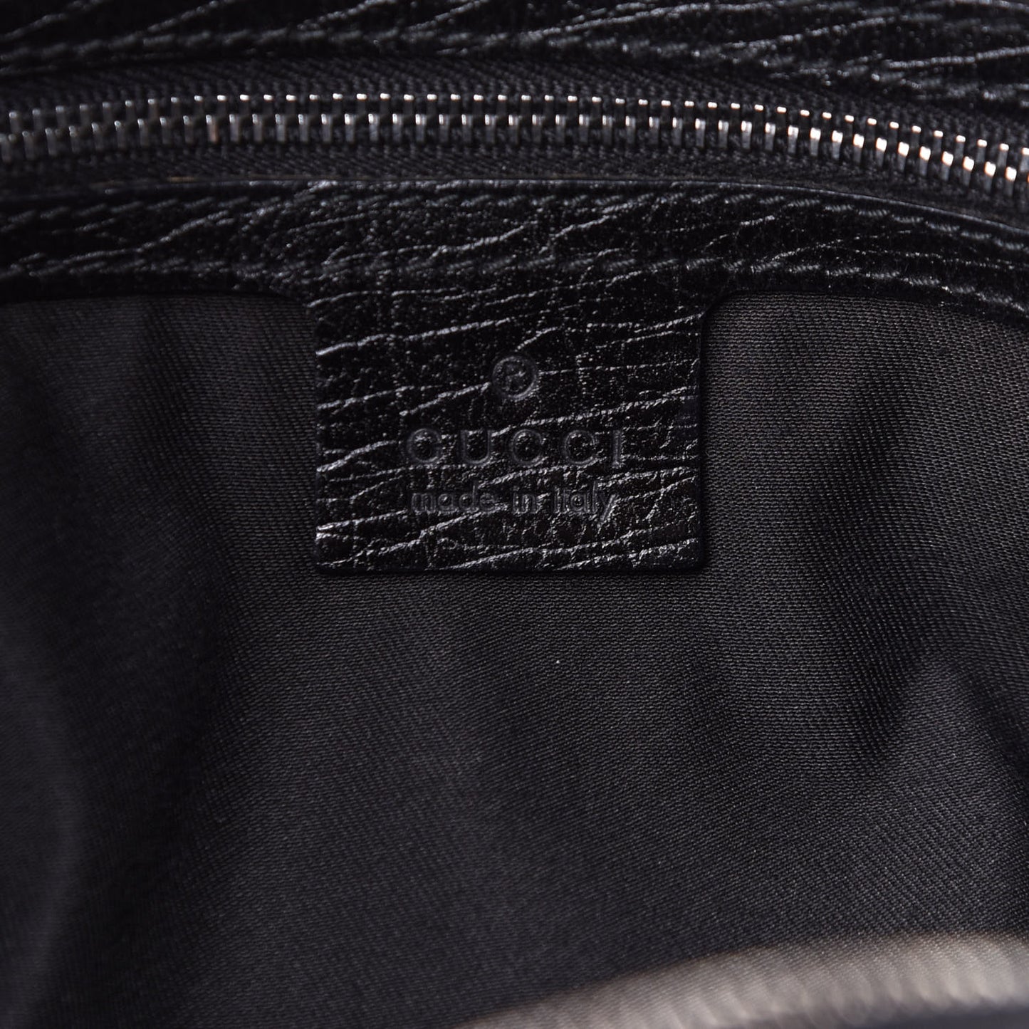 Monogram Medium Horsebit Chain Hobo Black