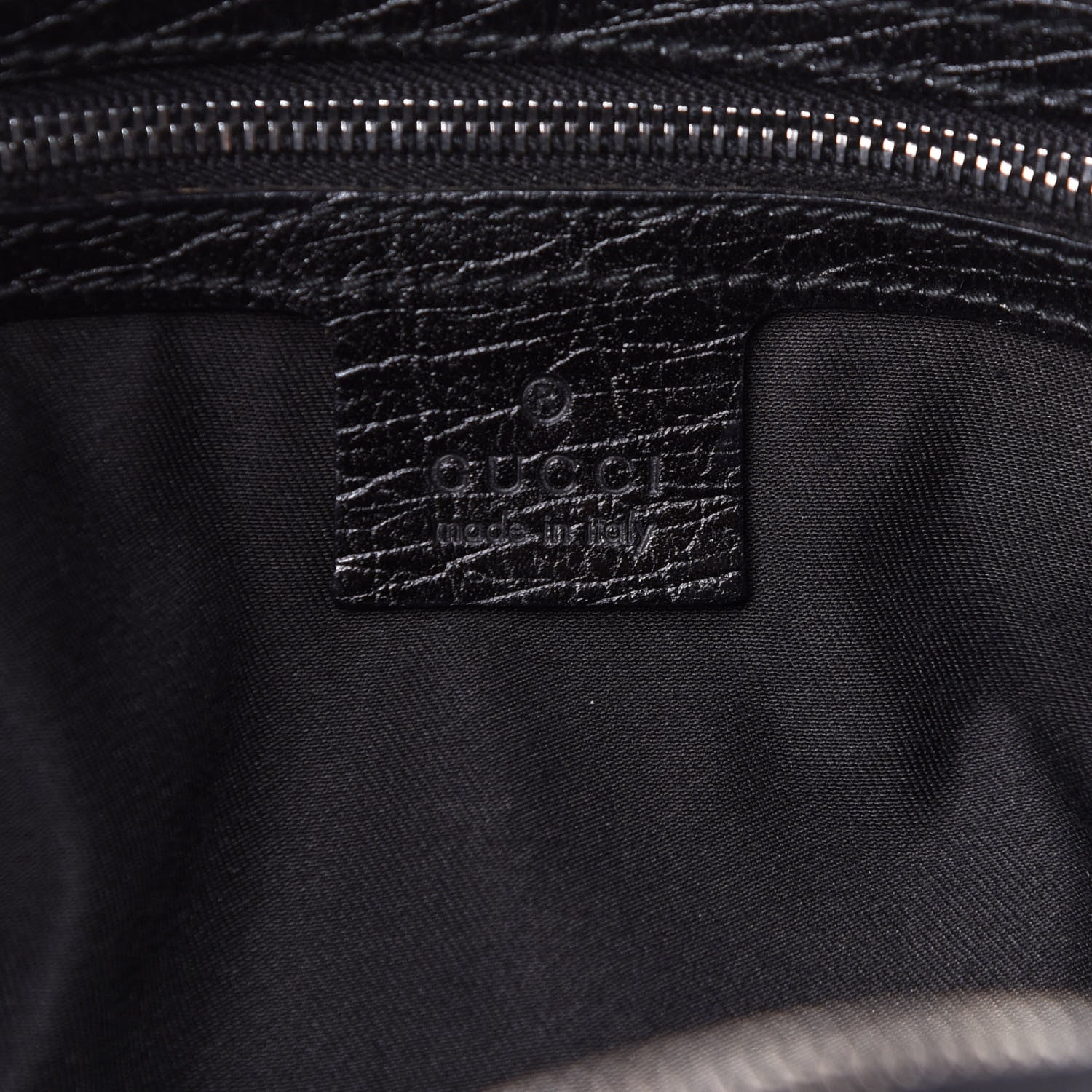 Gucci Monogram Medium Horsebit Chain Hobo Black 6 of 13