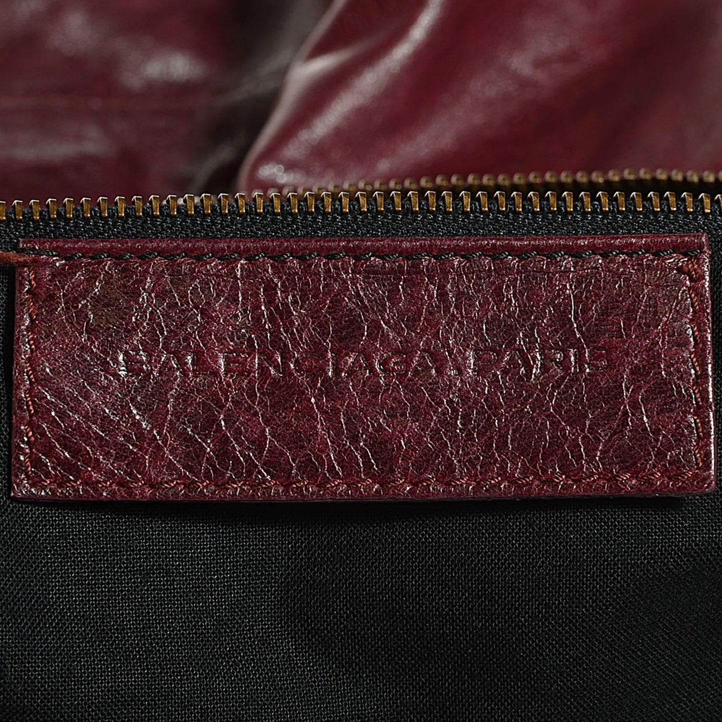 Agneau Classic Hardware Day Hobo Rouge Grenat