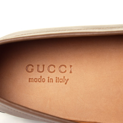 Gucci Calfskin Miro Soft Microguccissima Mens Driver Loafers 10 Brown 7 of 11