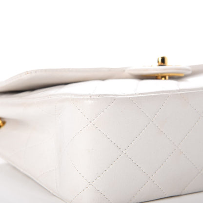 Chanel Lambskin Quilted Mini Square Flap White 10 of 13