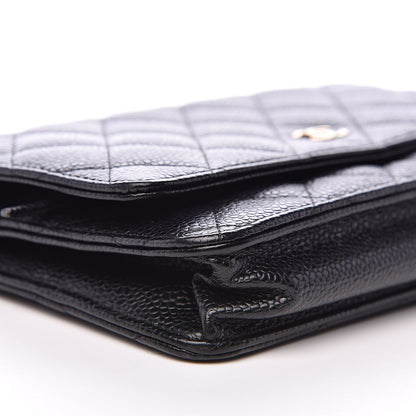 Chanel Caviar Quilted Wallet On Chain WOC Black 8 of 11